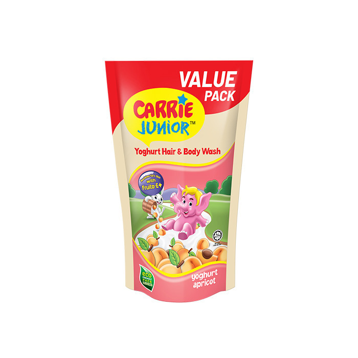 Pek Isi Semula Carrie Junior Hair &amp; Body Wash 475g