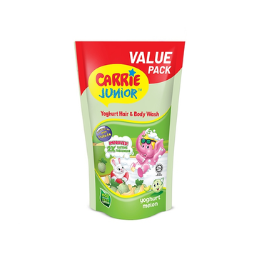 Pek Isi Semula Carrie Junior Hair &amp; Body Wash 475g