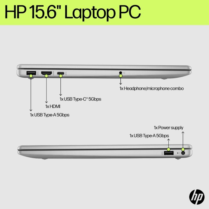 HP Laptop (R5-7430U,16GB,512GB SSD,AMD Radeon Graphics,H&S,15.6” FHD,W11H,Gold,2Y) 15-fc0374AU