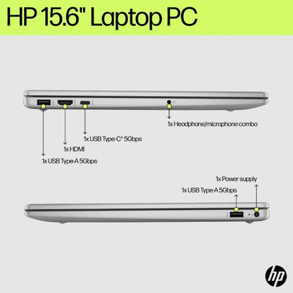 HP Laptop (R5-7430U,16GB,512GB SSD,AMD Radeon Graphics,H&S,15.6” FHD,W11H,Gold,2Y) 15-fc0374AU