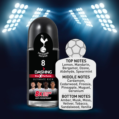 Dashing Tottenham Hotspur Deo x Perfume Deodorant Anti-Perspirant 50ml