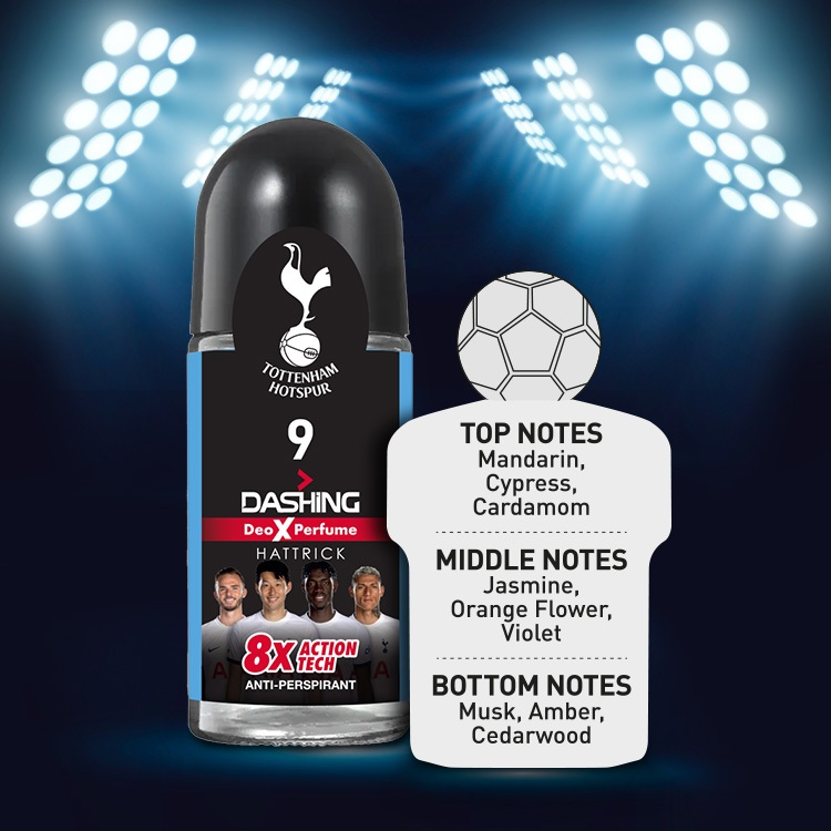 Dashing Tottenham Hotspur Deo x Perfume Deodorant Anti-Perspirant 50ml