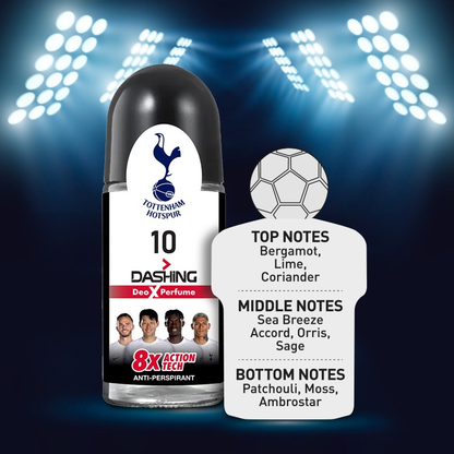 Dashing Tottenham Hotspur Deo x Perfume Deodorant Anti-Perspirant 50ml