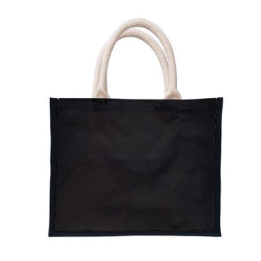 Black Laminated Canvas Bag - 10oz (350x400x150)