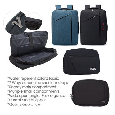 15.6'' Armor Two Way Zipper Laptop Backpack