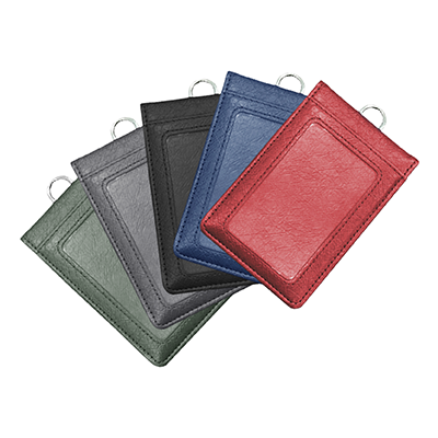 Magnetic PU ID Holder Flip Open Wallet