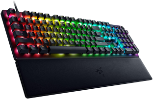Razer Huntsman V3 Pro With Magnetic Firm Leatherette Wrist Rest