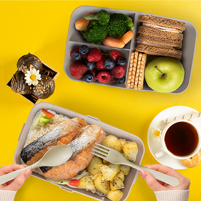 ECO Bamboo 2 Tier Lunch Box - 1200ml