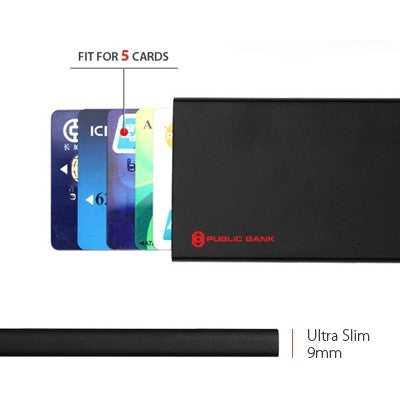 RFID Block Metal Credit Card Holder