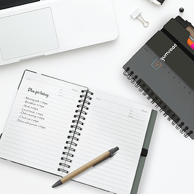 RULER Eco-Notebook Pen with Strap