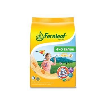 Susu Tepung Fernleaf untuk Kanak-kanak 4 - 6 tahun