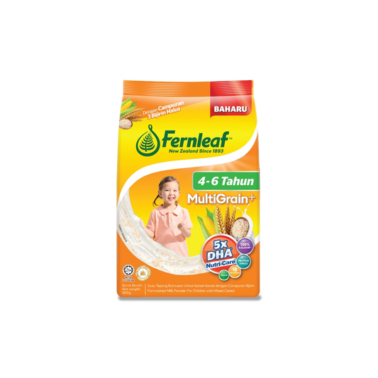 Fernleaf Multigrain Milk Powder untuk Kanak-kanak 4 - 6 tahun 900G
