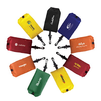 EASY Foldable Nylon Shopping Bag with Hook