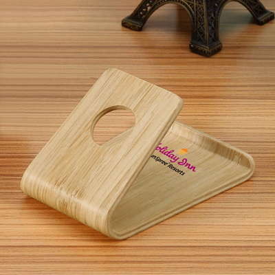 Natural Wooden Smartphone Stand