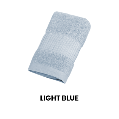 LUFY Full Cotton Bath Towel with Drawstring Pouch (1400x700) - 380g