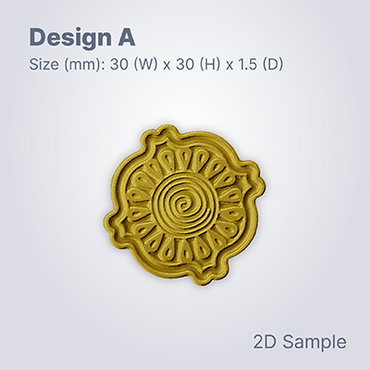 Custom Made Die Struck Collar Pin