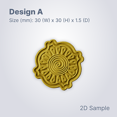 Custom Made Die Struck Collar Pin