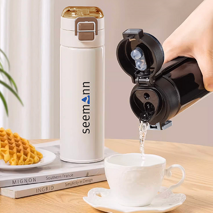 DUCK Dual Lid 316 S.Steel Bottle with Straw - 520ml