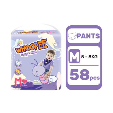 Whoopee Mega Pants Diapers Baby (1 Carton)