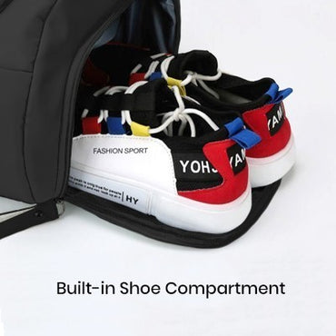 HYKE 2 Travel Nylon Duffel Two Way Bag