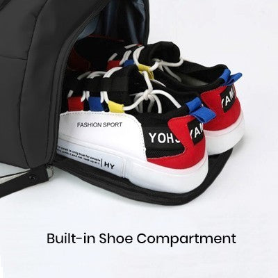 HYKE 2 Travel Nylon Duffel Two Way Bag