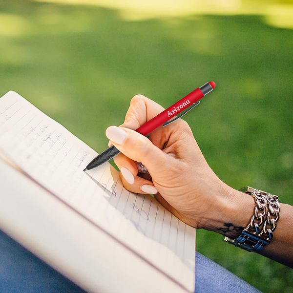 TOUCH Stylus Press Action Aluminum Ball Pen