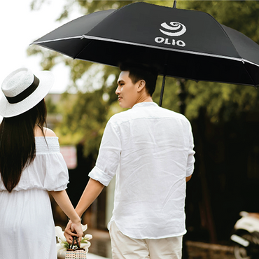 27" Auto-Open Inner Black Coated Reflective Strip Color Handle