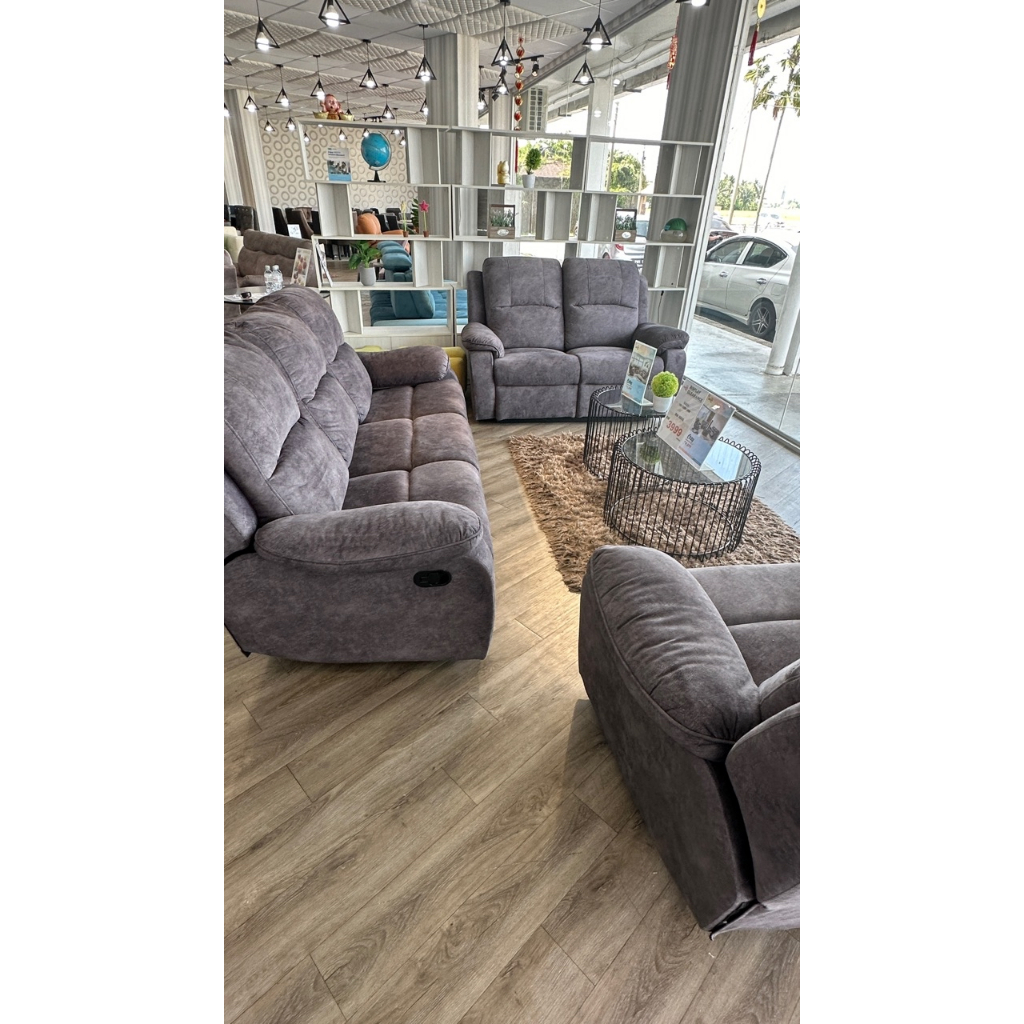 Cozy 1+2+3 Fabric Sofa Set