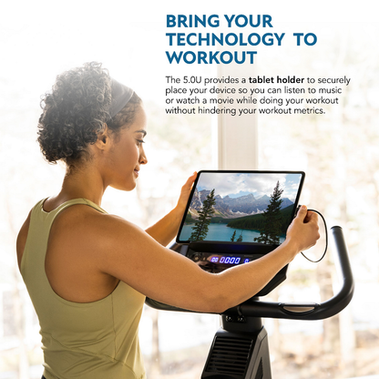 Johnson Fitness Horizon 5.0U Upright Bike
