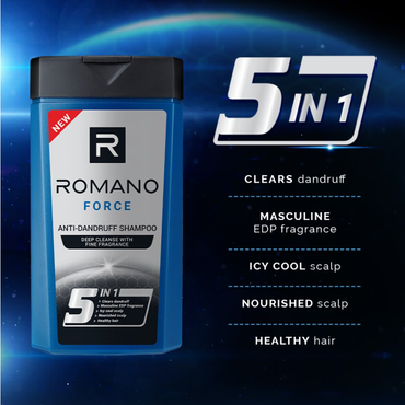 Syampu Romano Anti Kelemumur 340g