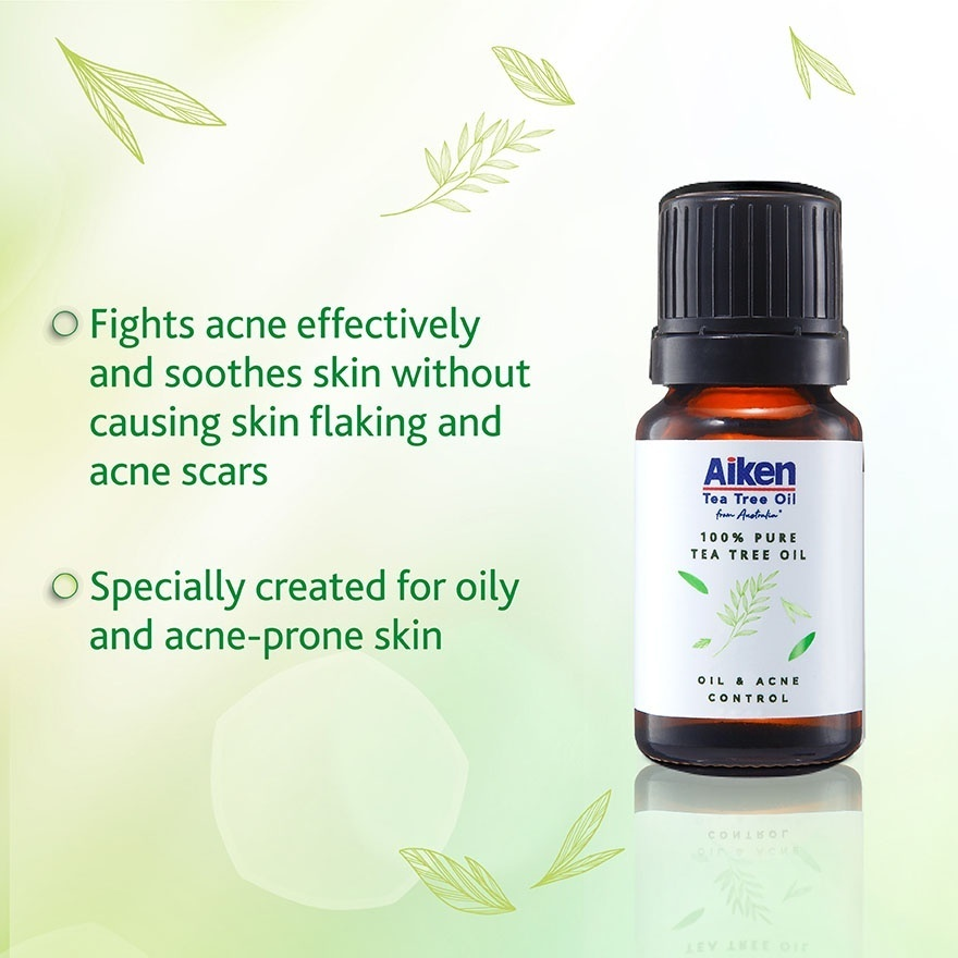 Minyak Pokok Teh Aiken 100% Tulen 10ml