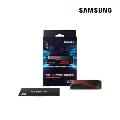Samsung 990 Pro with Heatsink M.22280 PCIE 4.0 NVME SSD