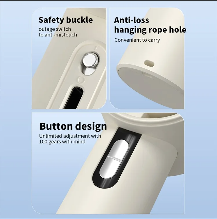 HANDHELD FAN WX638 – POWERFUL COOLING IN YOUR HAND!