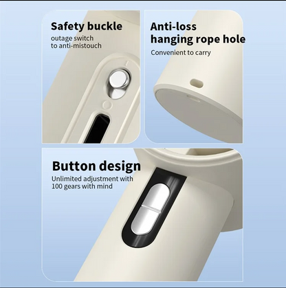 HANDHELD FAN WX638 – POWERFUL COOLING IN YOUR HAND!