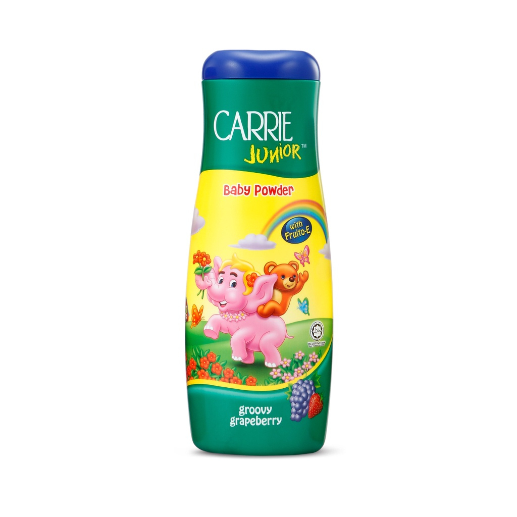 Bedak Bayi Carrie Junior Pek Berkembar 450g