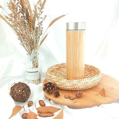 Bamboo Premium Stainless Steel Thermos - 500ml
