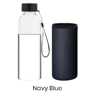 ARCANE Glass Bottle With Neoprene Pouch – 500ml