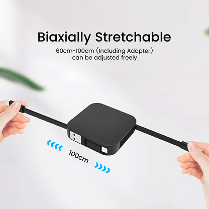 CUBE 5-in-1 Retractable USB Port