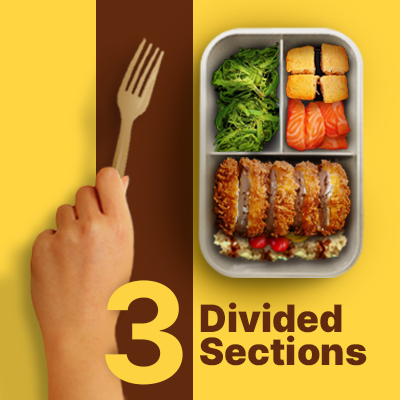 SWEET Eco-Wheat Lunch Box - 1200ml