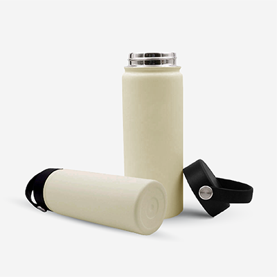 YOUNG Double Wall Stainless Steel Flask with Handle - 600ml