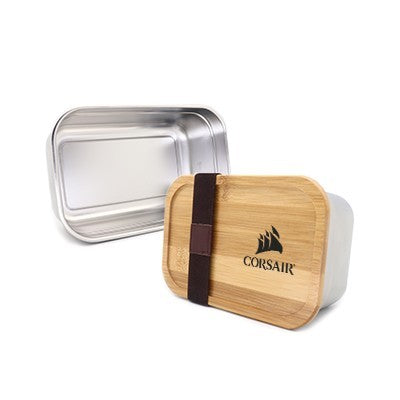 Bamboo SUS304 Lunch Box M Size - 1L