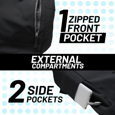 POLLEY Soft Polyester Buckle Backpack