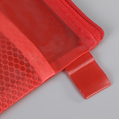 Frosted PVC Organizer with Net Divider – A4 Size