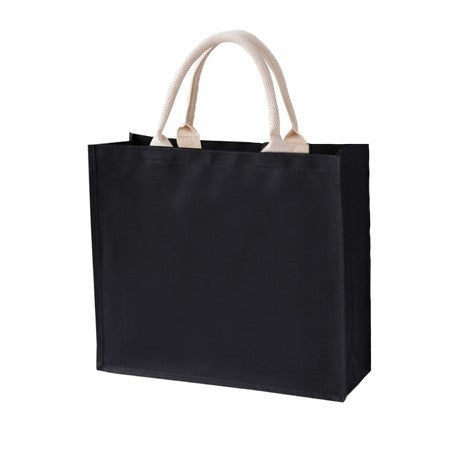 Black Laminated Canvas Bag - 10oz (350x400x150)