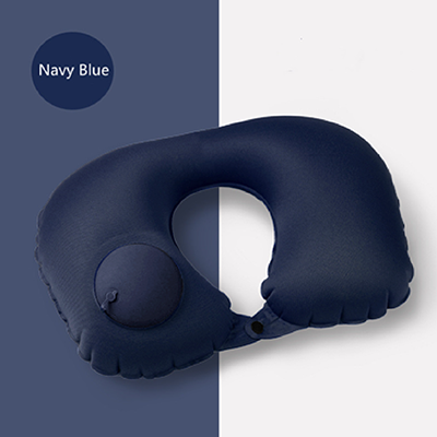 PUMP UP Polyester Inflatable Travel Pillow