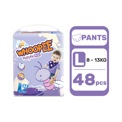 Whoopee Mega Pants Diapers Baby (1 Carton)