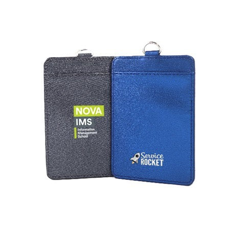 GEM Faux Leather Slim ID Tag Holder