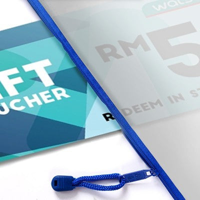 PVC Frosted Zipper Pouch - A5 Size