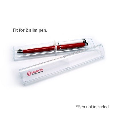 Clear Pen Case with Silicone Spacer
