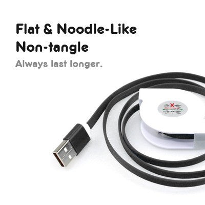 3-in-1 UNI Retractable USB Charging Cable